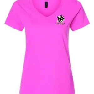 T-SHIRT SOFSTYLE COL EN V POUR FEMME